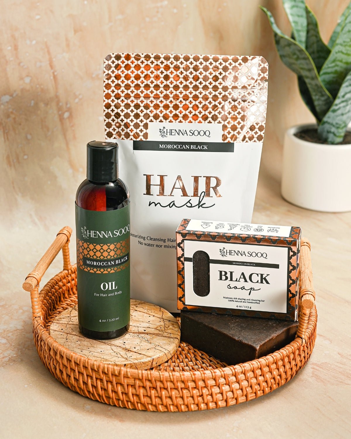 Moroccan Black Beard and Body Bundle
