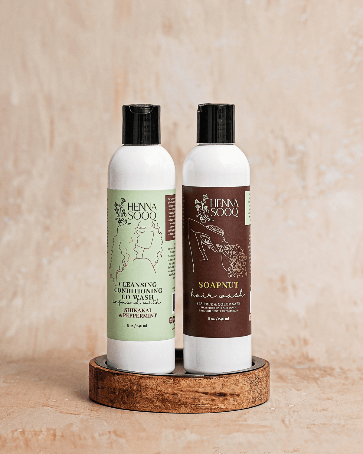 Soapnut Hair Wash and Peppermint Conditioner Bundle - Henna Sooq