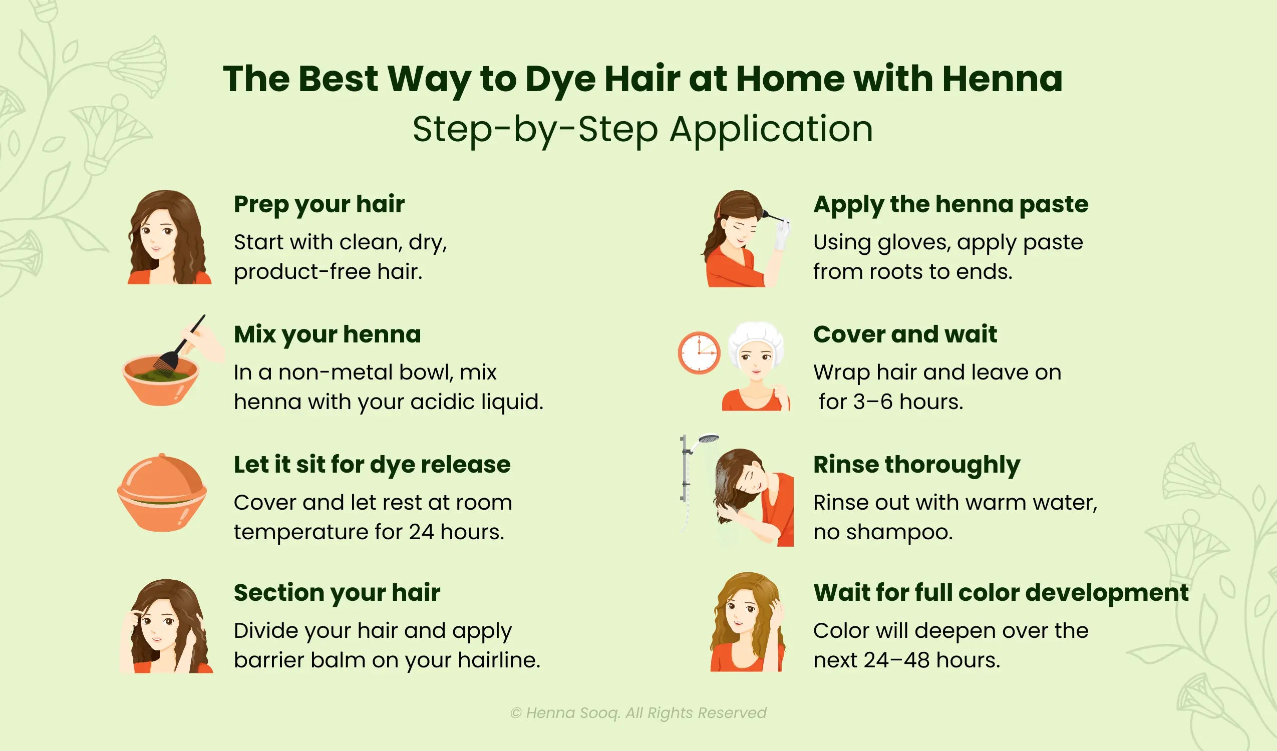 Best Way to Dye Hair at Home with Henna