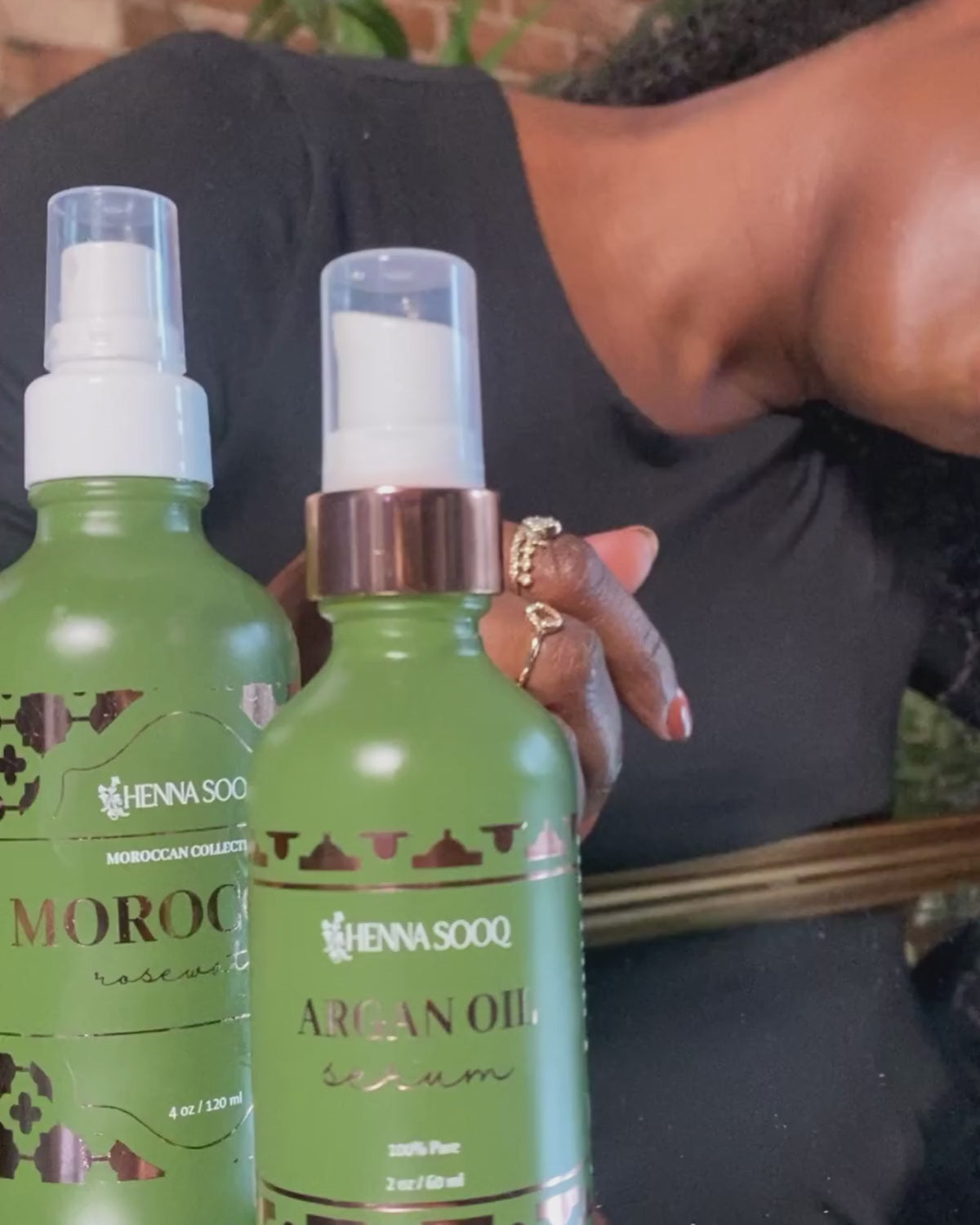 moroccan argan oil serum hair dry restorative hennasooq heat