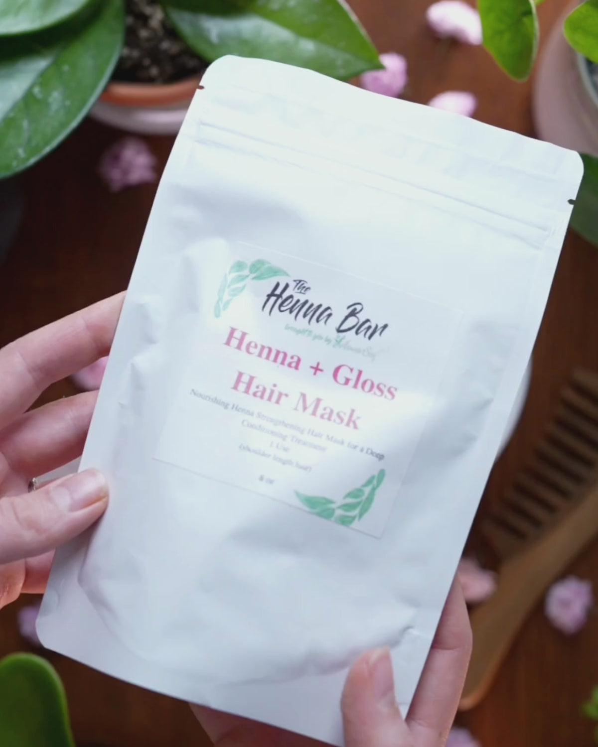 how to video henna gloss hair mask treatment hennasooq curly straight type 2 hair