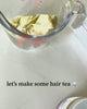 how to ayurvedic hair tea growth oil infused locs curls rinse hydrate moisture strengthen