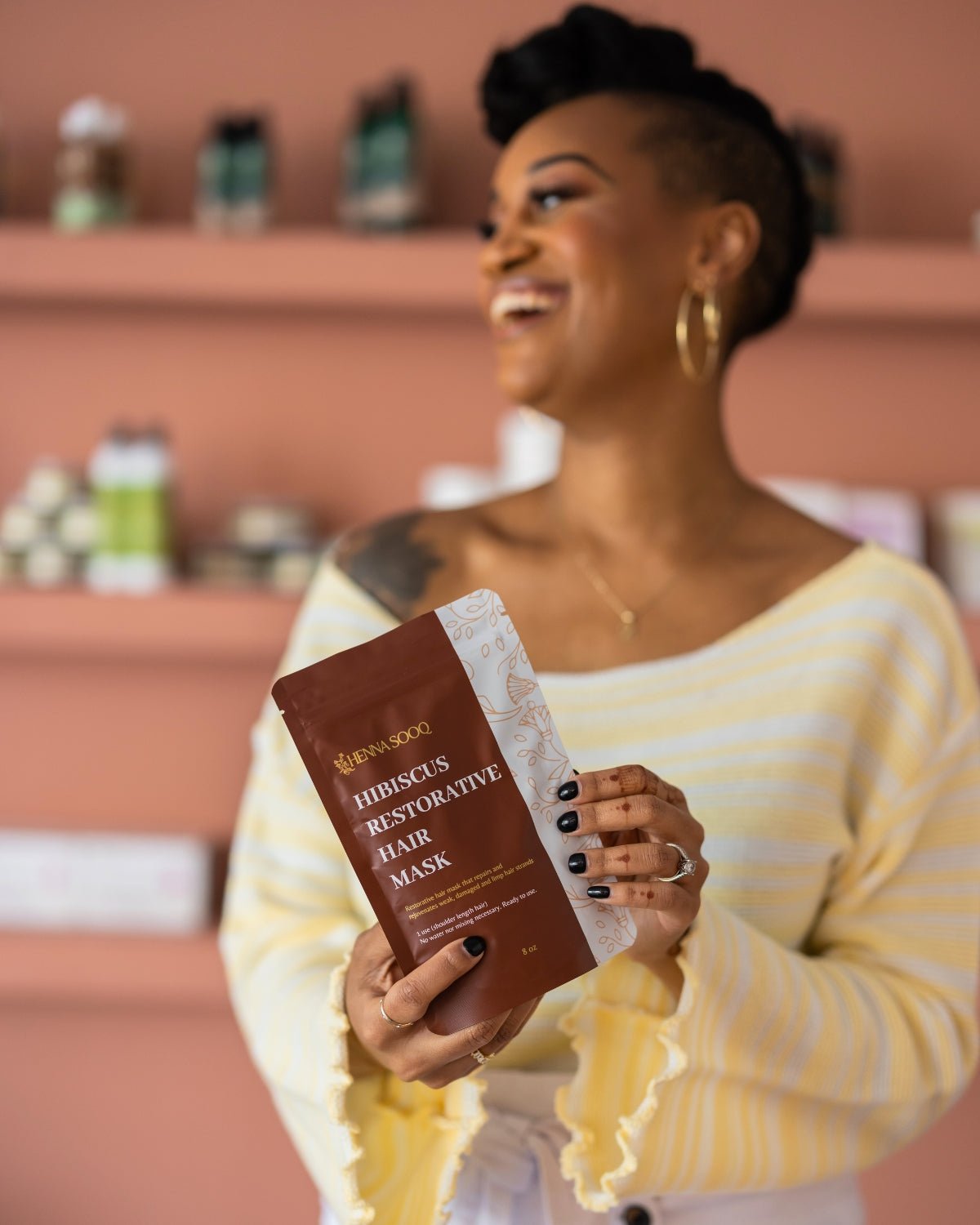 Hibiscus Restorative Hair Mask - Henna Sooq free hennasooq rewards program columbia maryland henna hair dye art