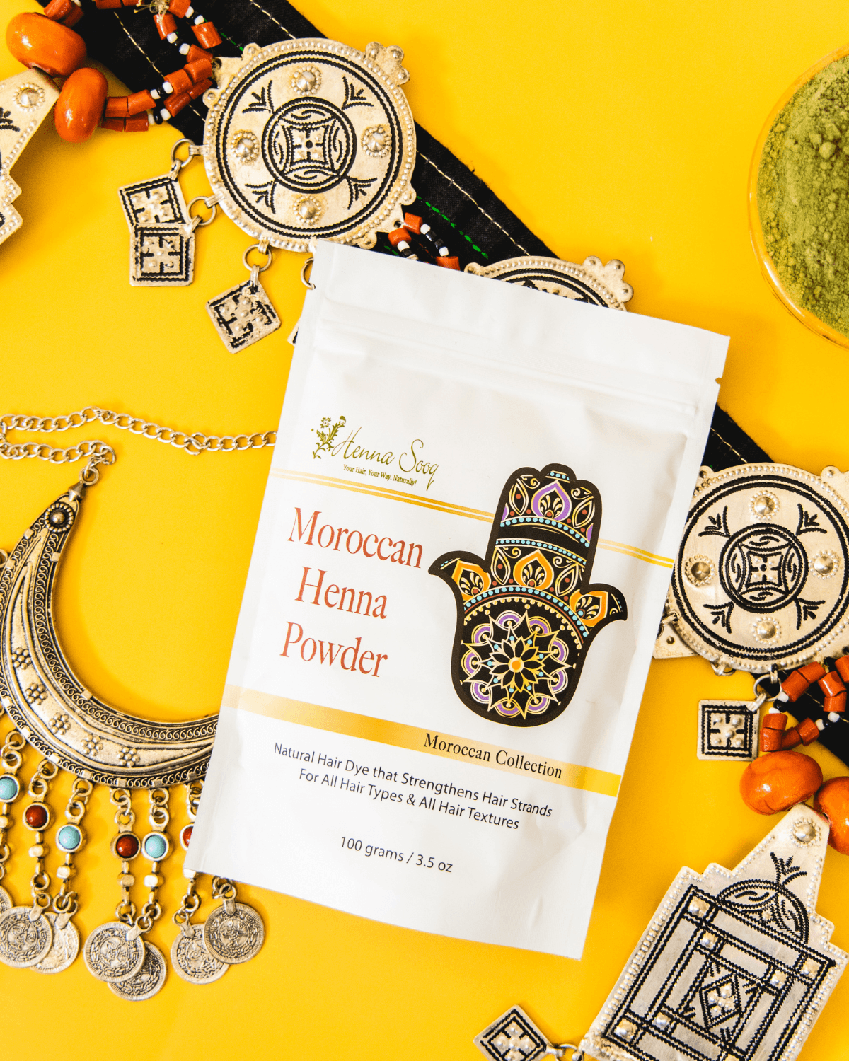 Moroccan Henna Powder for Body Art - Henna Sooq
