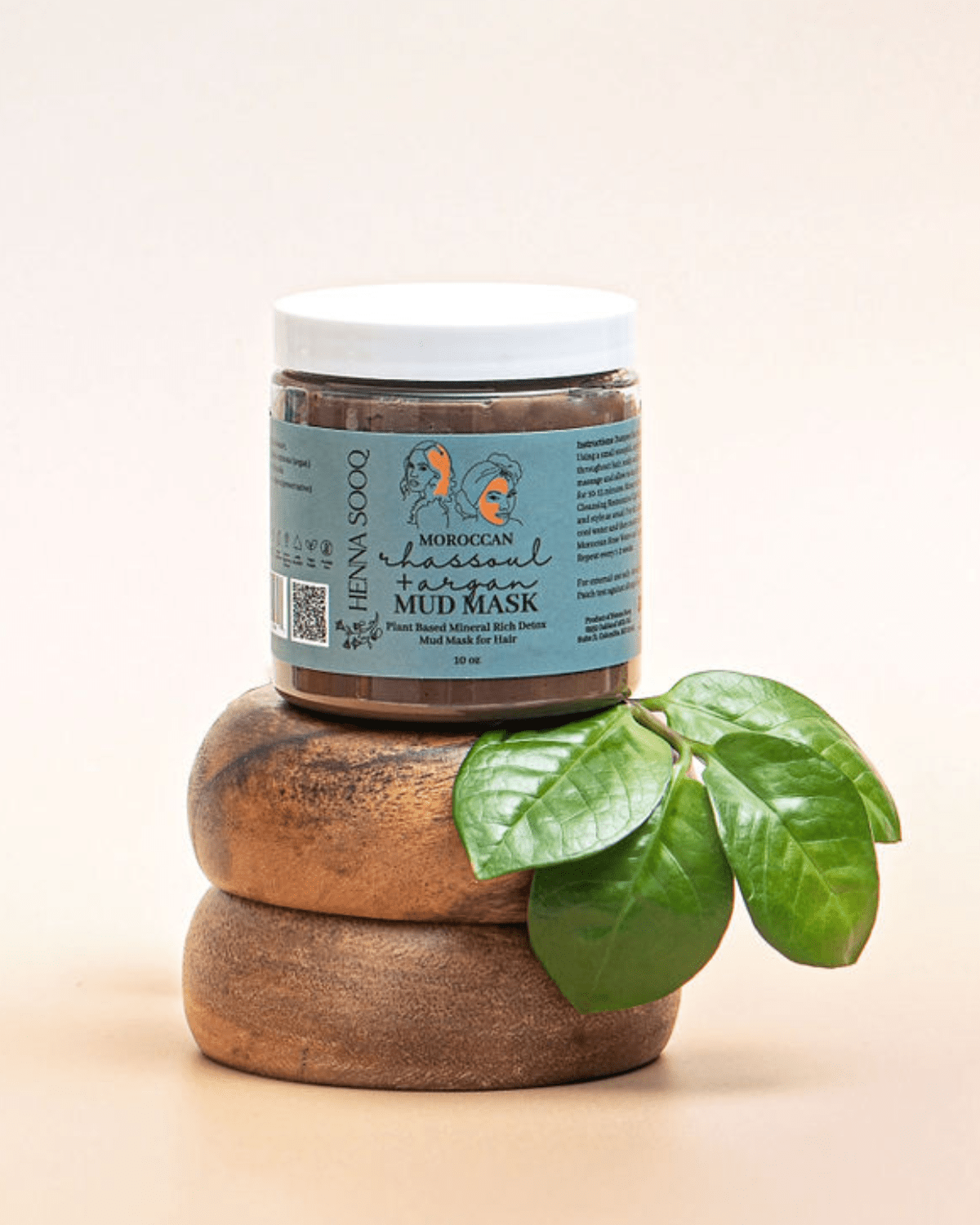 Moroccan Rhassoul + Argan Mud Mask - Henna Sooq