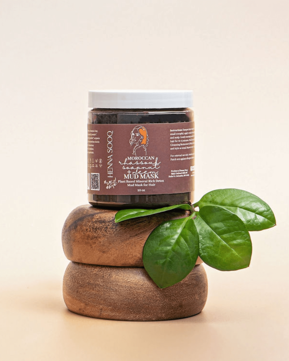 Moroccan Rhassoul + Soapnut + Neem Mud Mask - Henna Sooq