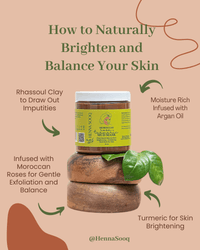 Thumbnail for Moroccan Rose + Turmeric Mud Mask - Henna Sooq
