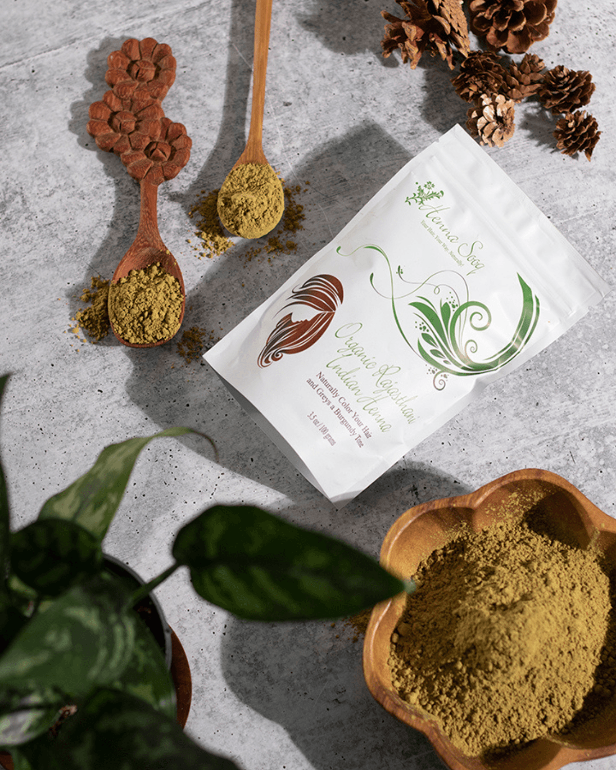 Organic Rajasthani Indian Henna Hair Dye - Henna Sooq